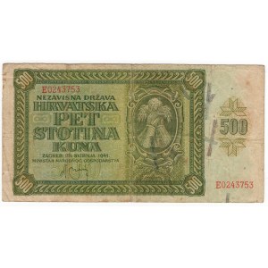 Chorwacja, 500 kuna 1941