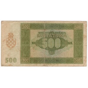 Croatia, 500 kuna 1941