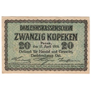 Poznań (Posen), 20 kopiejek 1916