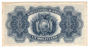 Bolivia, 1 boliviano 1928