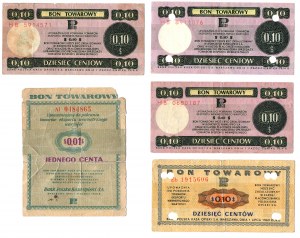 Poland, communist Poland, gift certificates, set of 28 pieces