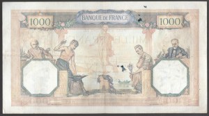 Francie, 1000 franků 1940