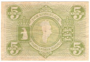 Greenland, 5 kroner no date (1953)