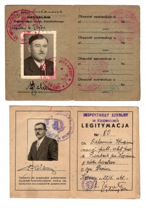 Set di documenti di un soldato del 42° reggimento di fanteria a Vladimir Salamin