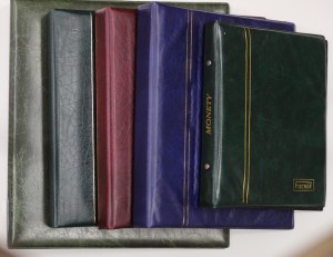 Set of 5 binders, various sizes, no pages