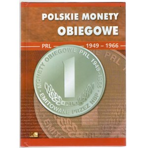 ALBUM NA POLSKIE MONETY OBIEGOWE 1949-1990, zestaw 6 sztuk