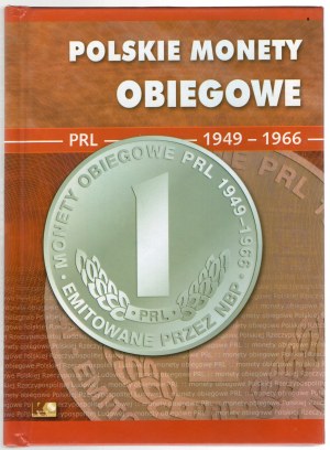ALBUM NA POLSKIE MONETY OBIEGOWE 1949-1990, zestaw 6 sztuk