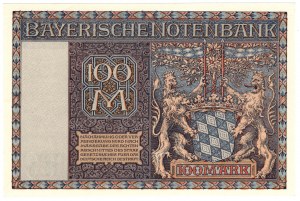 Nemecko, Bavorsko, 100 mariek 1922, Mníchov