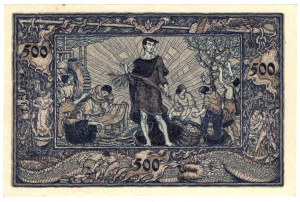 Deutschland, Baden, 500 Mark 1922, Mannheim