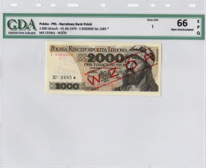 Poland, People's Republic of Poland, 2,000 zloty 1979, Series S, MODEL No. 1685