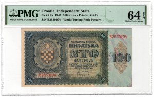 Chorwacja, 100 kuna 1941