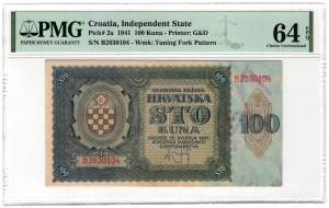 Croatia, 100 kuna 1941