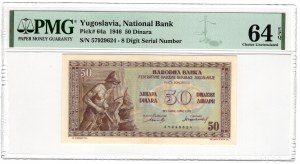 Jugoslávie, 50 dinárů 1946