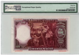 Espagne, 500 pesetas 1931