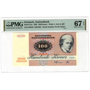Denmark, 100 kroner 1993