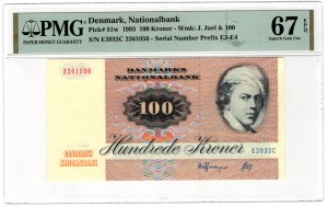 Dánsko, 100 korún 1993