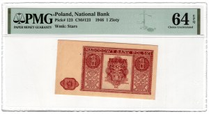 Poland, 1 zloty 1946