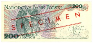 Poland, PRL, 200 zloty 1976, series A, MODEL No 1455