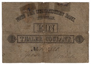 Wrocław, 1 thaler Courant 1848 - très rare