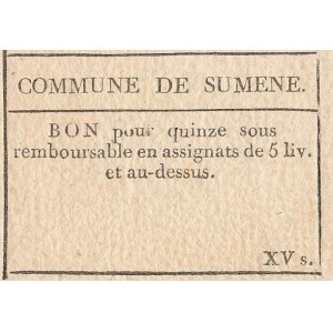 France (Sumene), 15 Sous