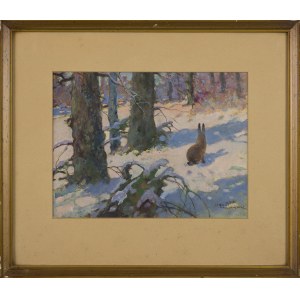 Edmund CIECZKIEWICZ, Hare in Winter Summer