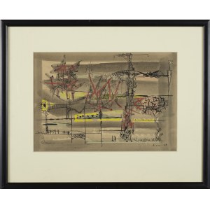Ryszard KWIECIEŃ, COMPOSITION, 1959