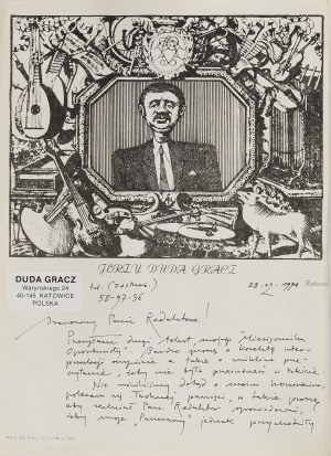 Jerzy DUDA-GRACZ, RĘKOPISY FELIETONÓW i list do red. Naczelnego 