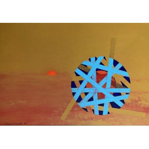 Maciej MAJEWSKI, SONDA painting from Go Mars series, 2020