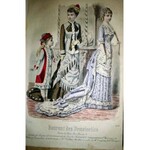 JOURNAL DEMOISELLES [MODA XIXw.] PARIS wyd.1879r.