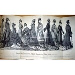 JOURNAL DEMOISELLES [MODA XIXw.] PARIS wyd.1877