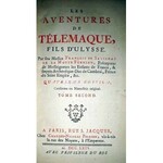 Les AVANTURES de TELEMAQUE Fils d'ULYSSE wyd.1755r. [PRZYGODY TELEMACHA, SYNA ULISSESA]