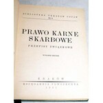 PRAWO KARNE SKARBOWE  wyd.1937r.