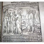HOFMEISTER- POSTILLA EVANGELICA wyd. 1575 OPRAWA SKÓRA NA DESCE, FOLIO, DRZEWORYTY