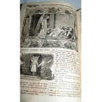 BIBLIA NOWEGO TESTAMENTU JAKUBA WUJKA 1844r. staloryty, drzeworyty SKÓRA