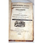 MARYLSKI- WSPOMNIENIA ZGONU ZASŁUŻONYCH W NARODZIE POLAKÓW wyd.1829