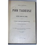 MICKIEWICZ- PAN TADEUSZ wyd. 1898r. z 12 kartonami i 12 rysunkami Kazimierza Alchimowicza.