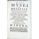 PERKOWICZ- MYŚLI ALBO REFLEXIE CHRZEŚCIAŃSKIE t.1-4 (komplet w 2 wol.) wyd. Wilno 1754