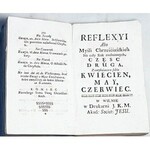 PERKOWICZ- MYŚLI ALBO REFLEXIE CHRZEŚCIAŃSKIE t.1-4 (komplet w 2 wol.) wyd. Wilno 1754