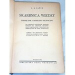 JANIK- SKARBNICA WIEDZY. PODRĘCZNIK  CHEMICZNO-TECHNICZNY wyd.1936