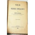 JANKOWSKI - SAD I OGRÓD OWOCOWY 1878r. drzeworyty