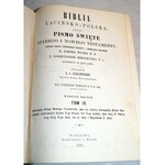 WUJEK- BIBLIA czyli PISMO ŚWIĘTE t.1-4 W-wa 1885-7