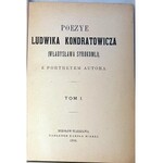 KONDRATOWICZ/ SYROKOMLA- POEZYE t.1-6 (komplet w 3 wol.)