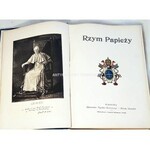 RZYM PAPIEŻY wyd. 1896r. oprawa Puget