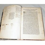 MEDYCYNA: GALENUS (GALENO) - EPITOME GALENI PERGAMENI OPERUM, Ordynacja Zamoyskich wyd. 1551