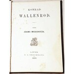 MICKIEWICZ - KONRAD WALLENROD Lipsk 1858