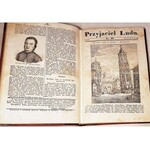 PRZYJACIEL LUDU czyli Tygodnik potrzebnych i pożytecznych wiadomości Rocznik I 1834r. litografie