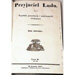 PRZYJACIEL LUDU czyli Tygodnik potrzebnych i pożytecznych wiadomości Rocznik X 1844r. litografie