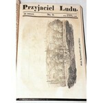 PRZYJACIEL LUDU czyli Tygodnik potrzebnych i pożytecznych wiadomości Rocznik X 1844r. litografie