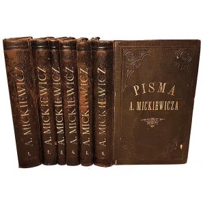 MICKIEWICZ- PISMA t. 1-6 wyd. Paryż 1860-1861
