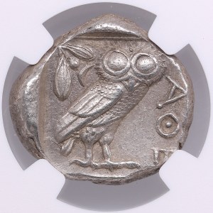 Attica, Athens AR Tetradrachm circa 440-404 BC - NGC AU